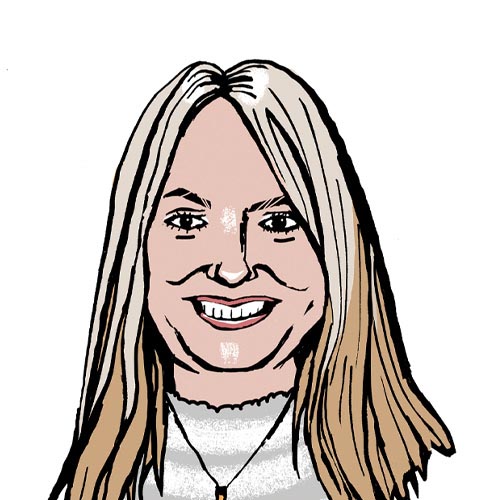 Mary-Anne O’Connor Surefire Plumbing finance manager caricature