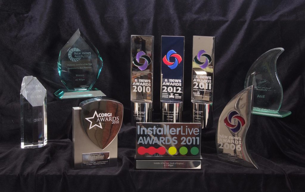 Selection of awards won by Surefire Plumbing Plumbing and Heating