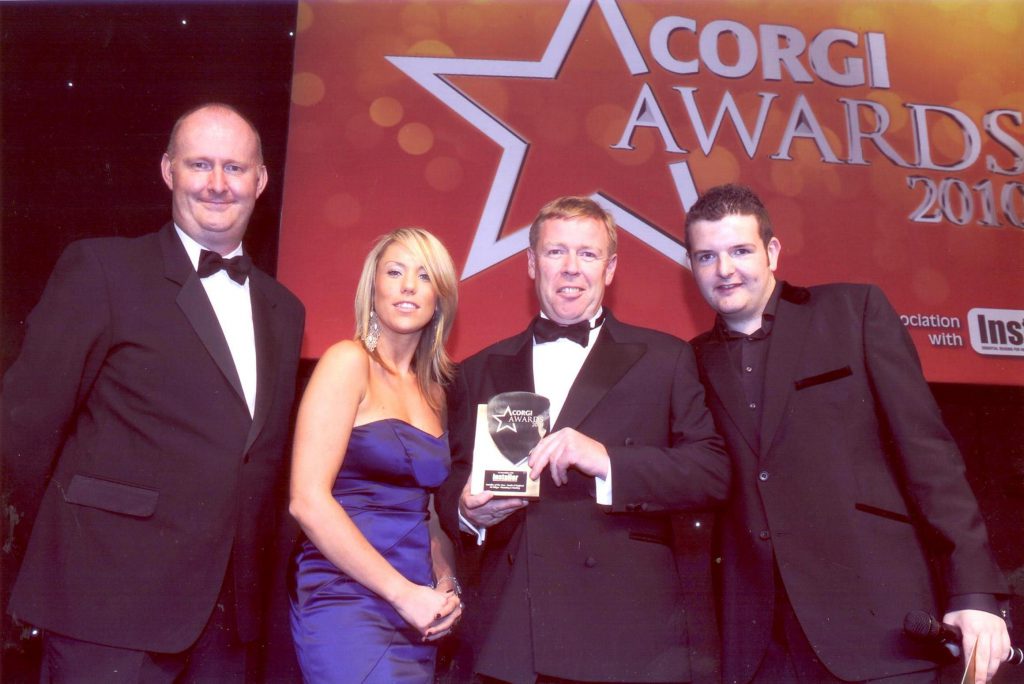 Surefire Plumbing wins Corgi Installer of The Year 2010 with Billy Wilgar and Kevin Bridges