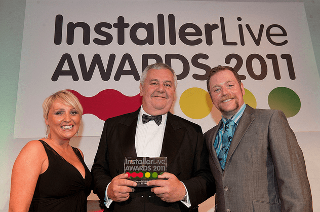 Surefire Plumbing wins Installer Live Award of the Year 2011 with Rufus Hound